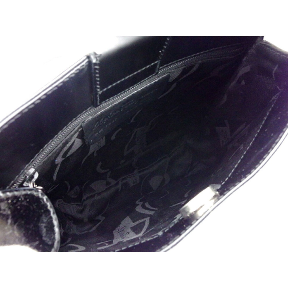 Salvatore Ferragamo leather Bag Vara Shoulder patent black - Picture 6 of 6
